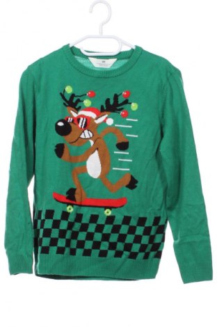 Pulover pentru copii H&M, Mărime 10-11y/ 146-152 cm, Culoare Verde, Preț 51,99 Lei
