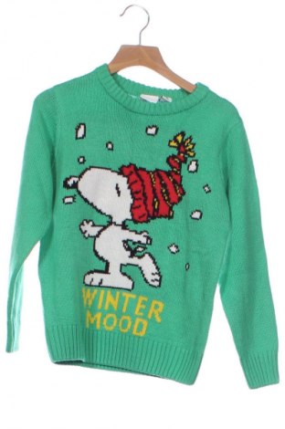 Dětský svetr  Peanuts, Velikost 7-8y/ 128-134 cm, Barva Zelená, Cena  169,00 Kč