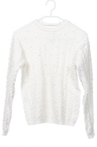 Детски пуловер Reserved, Размер 12-13y/ 158-164 см, Цвят Бял, Цена 17,00 лв.