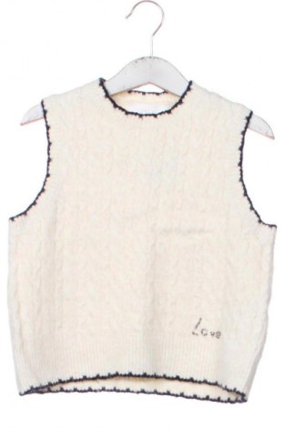 Kinderpullover Zara, Größe 7-8y/ 128-134 cm, Farbe Weiß, Preis 5,99 €