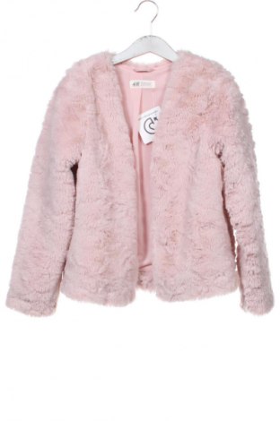 Kindermantel H&M, Größe 8-9y/ 134-140 cm, Farbe Rosa, Preis 25,66 €