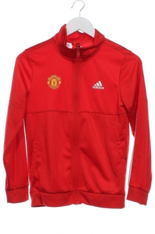 Детско спортно горнище Adidas, Размер 10-11y/ 146-152 см, Цвят Червен, Цена 34,00 лв.
