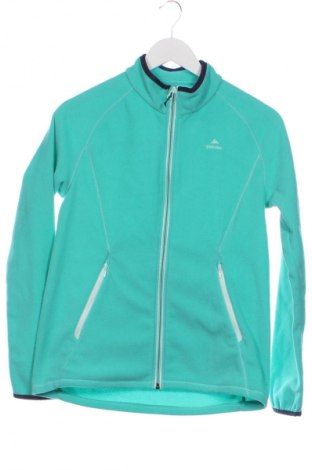 Dziecięca sportowa bluza Quechua, Rozmiar 12-13y/ 158-164 cm, Kolor Zielony, Cena 66,39 zł