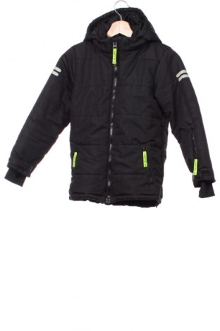 Dziecięca zimowa kurtka sportowa H&M, Rozmiar 7-8y/ 128-134 cm, Kolor Czarny, Cena 133,33 zł