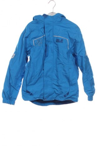 Dziecięca zimowa kurtka sportowa Jack Wolfskin, Rozmiar 6-7y/ 122-128 cm, Kolor Niebieski, Cena 192,99 zł