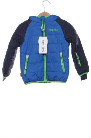 Kinderjacke für Wintersport Trollkids, Größe 18-24m/ 86-98 cm, Farbe Blau, Preis 79,76 €