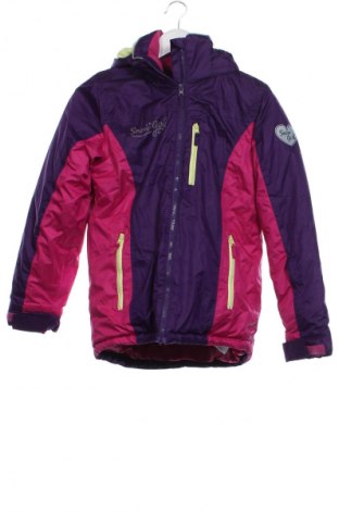 Детско яке за зимни спортове Y.F.K., Размер 10-11y/ 146-152 см, Цвят Многоцветен, Цена 46,99 лв.