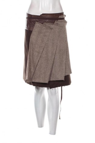 Кожена пола Anna Biagini, Размер L, Цвят Многоцветен, Цена 68,43 лв.