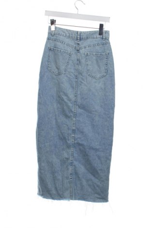 Skórzana spódnica Bershka, Rozmiar XXS, Kolor Niebieski, Cena 133,00 zł