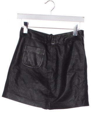 Lederrock Kookai, Größe XS, Farbe Schwarz, Preis 19,99 €