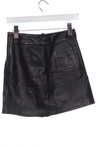 Lederrock Kookai, Größe XS, Farbe Schwarz, Preis 19,99 €