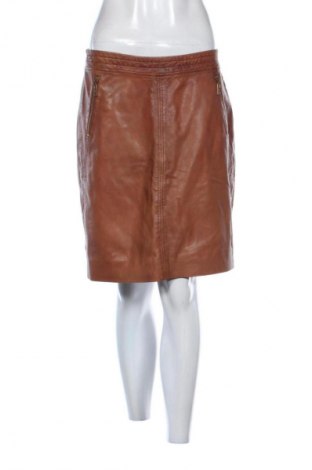 Skórzana spódnica Minus, Rozmiar M, Kolor Brązowy, Cena 147,99 zł