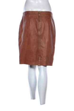 Skórzana spódnica Minus, Rozmiar M, Kolor Brązowy, Cena 147,99 zł