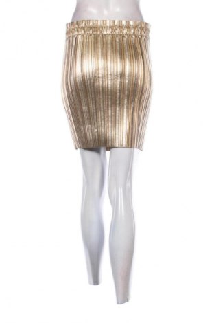 Кожена пола Pimkie, Размер S, Цвят Златист, Цена 36,10 лв.