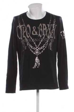 Мъжка блуза Cipo & Baxx, Размер XXL, Цвят Черен, Цена 26,98 лв.