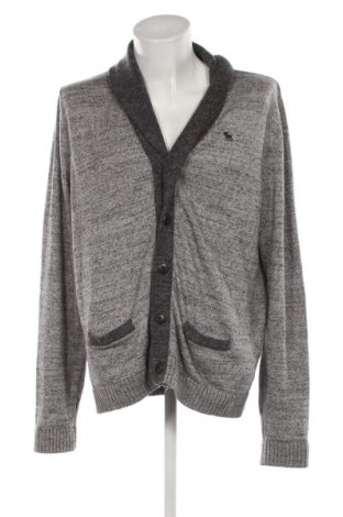 Jachetă tricotată de bărbați Abercrombie & Fitch, Mărime XXL, Culoare Gri, Preț 126,32 Lei