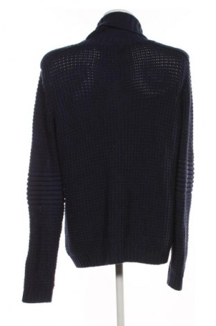 Jachetă tricotată de bărbați Angelo Litrico, Mărime XL, Culoare Albastru, Preț 59,99 Lei