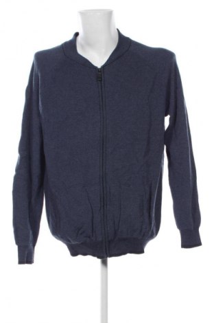 Jachetă tricotată de bărbați Casa Moda, Mărime XL, Culoare Albastru, Preț 75,99 Lei