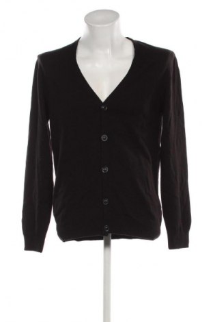 Herren Strickjacke Defacto, Größe L, Farbe Schwarz, Preis 13,99 €