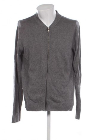 Herren Strickjacke H&M, Größe L, Farbe Grau, Preis 11,99 €