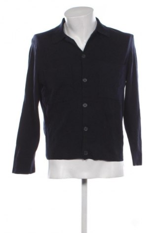 Jachetă tricotată de bărbați H&M, Mărime S, Culoare Albastru, Preț 39,99 Lei
