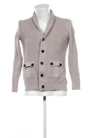 Jachetă tricotată de bărbați H&M, Mărime S, Culoare Bej, Preț 62,99 Lei