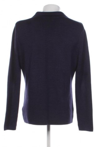 Jachetă tricotată de bărbați House Of Paul Rosen, Mărime L, Culoare Albastru, Preț 160,99 Lei