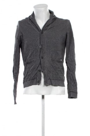 Herren Strickjacke Jack & Jones, Größe M, Farbe Grau, Preis 12,99 €