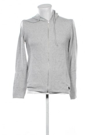 Herren Strickjacke Jack & Jones, Größe M, Farbe Grau, Preis 52,99 €