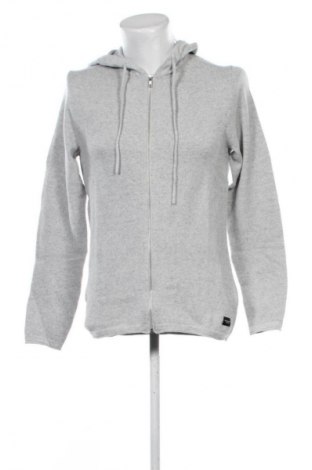 Herren Strickjacke Jack & Jones, Größe M, Farbe Grau, Preis € 53,99