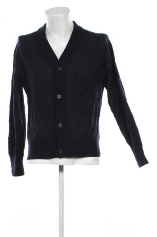 Jachetă tricotată de bărbați Massimo Dutti, Mărime M, Culoare Albastru, Preț 159,99 Lei