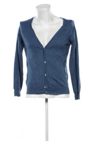 Jachetă tricotată de bărbați Review, Mărime S, Culoare Albastru, Preț 28,99 Lei