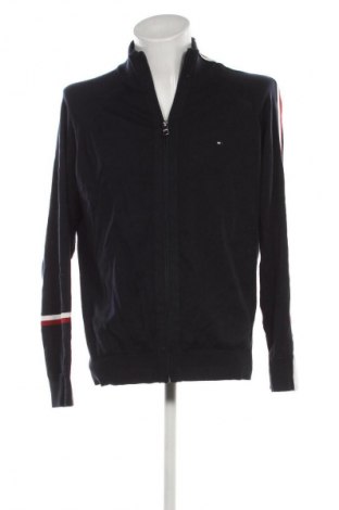 Herren Strickjacke Tommy Hilfiger, Größe XL, Farbe Blau, Preis 51,99 €