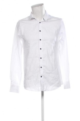 Męska koszula Bruun & Stengade, Rozmiar M, Kolor Biały, Cena 110,34 zł