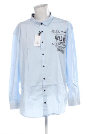 Herrenhemd Delmao, Größe 4XL, Farbe Blau, Preis 41,99 €