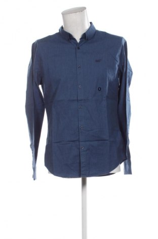 Мъжка риза Hollister, Размер L, Цвят Син, Цена 77,00 лв.