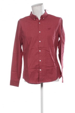 Мъжка риза Hollister, Размер L, Цвят Червен, Цена 34,00 лв.