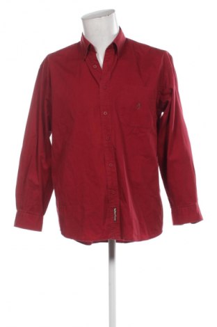 Herrenhemd Marlboro Classics, Größe L, Farbe Rot, Preis 28,18 €