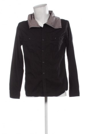 Herrenhemd Originals By Jack & Jones, Größe M, Farbe Schwarz, Preis 9,99 €