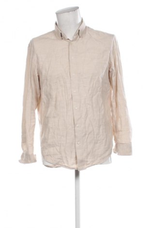 Cămașă de bărbați Reserved, Mărime L, Culoare Bej, Preț 50,99 Lei