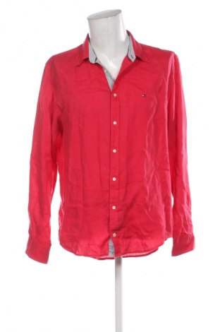 Herrenhemd Tommy Hilfiger, Größe XL, Farbe Rot, Preis 25,99 €