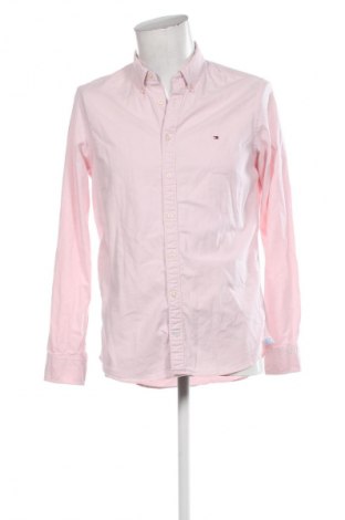 Męska koszula Tommy Hilfiger, Rozmiar L, Kolor Różowy, Cena 170,78 zł
