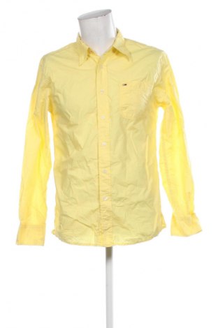 Męska koszula Tommy Hilfiger, Rozmiar L, Kolor Żółty, Cena 172,41 zł