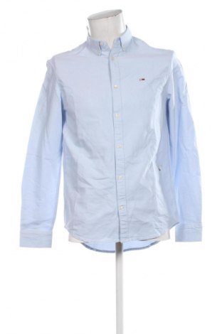 Ανδρικό πουκάμισο Tommy Jeans, Μέγεθος S, Χρώμα Μπλέ, Τιμή 58,99 €