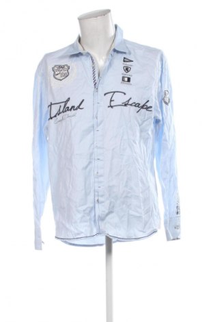 Herrenhemd Unbranded, Größe L, Farbe Blau, Preis 23,69 €