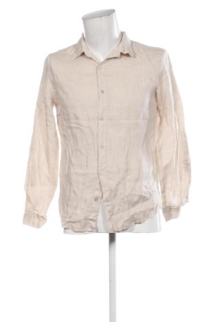 Herrenhemd Unbranded, Größe M, Farbe Beige, Preis € 11,99