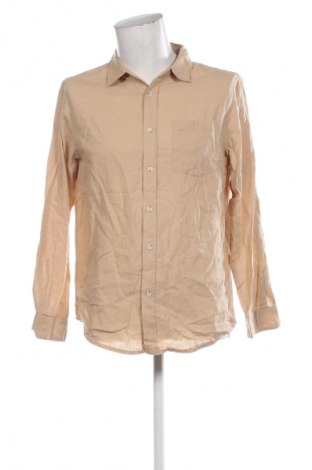 Herrenhemd Unbranded, Größe L, Farbe Beige, Preis € 9,99