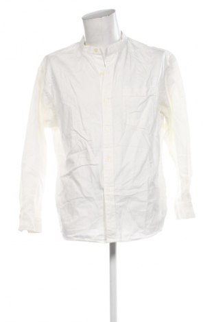 Мъжка риза Uniqlo, Размер L, Цвят Бял, Цена 24,99 лв.