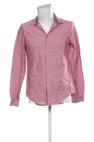 Мъжка риза Zara, Размер M, Цвят Червен, Цена 8,99 лв.