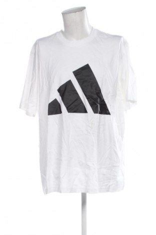 Herren Shirt Adidas, Größe 3XL, Farbe Weiß, Preis 33,99 €
